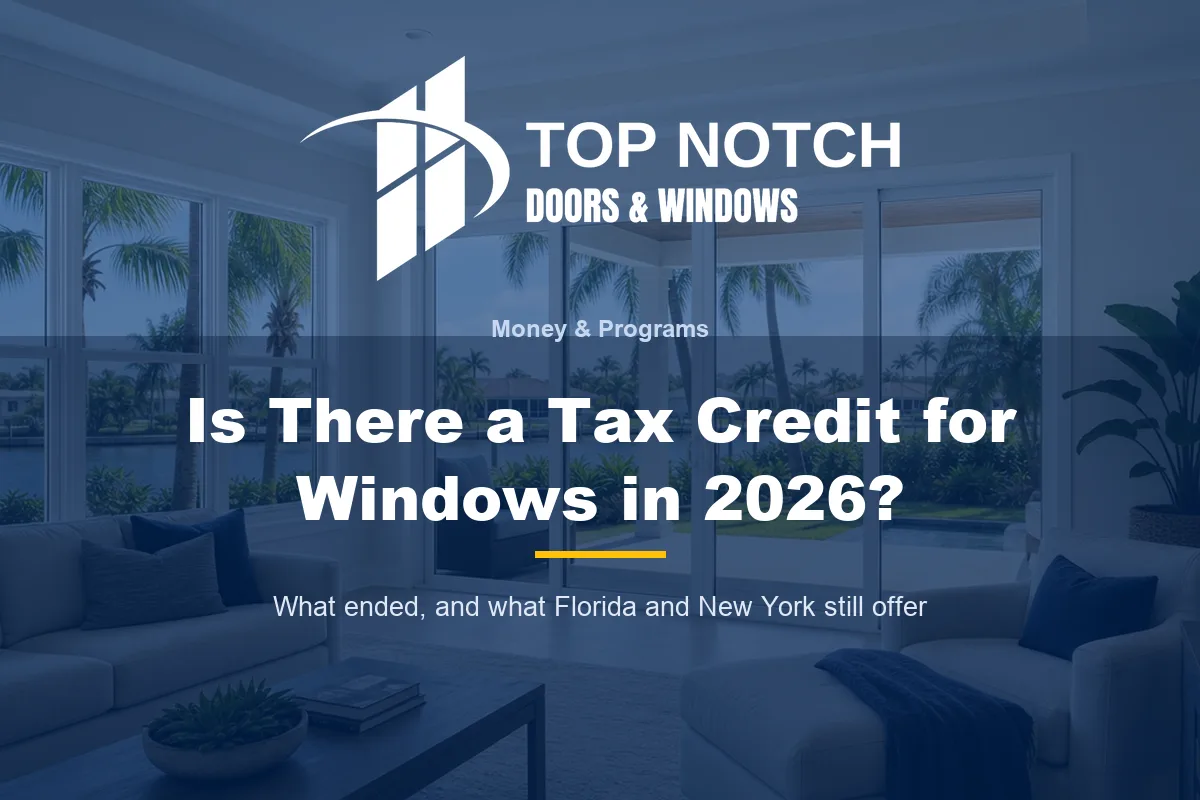 Is There a Tax Credit for New Windows and Doors in 2026?